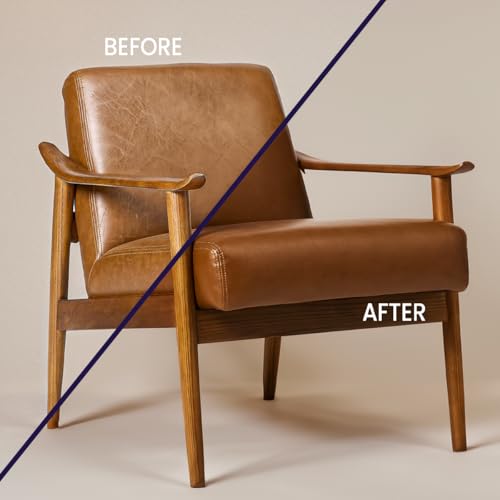 Leather Hero Leather Color Restorer for Couches, Leather Scratch Remover, Leather Couch Scratch Repair for Furniture and Car Seats - Complete Kit, Non-Toxic, Made in The USA (White)