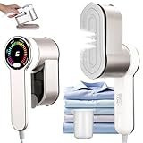 Ultra-léger (504 g) et format minimaliste : Il glisse dans chaque valise ou sac. Sa tête rotative à 180° atteint les zones difficiles comme les cols, les emmanchures et les boutonnières pour un fini impeccable partout