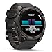 PlayBetter Garmin Fenix 8 AMOLED Sapphire (51mm, Carbon Gray DLC Titanium) Multisport GPS Smartwatch Bundle - 1.4” Touchscreen, Built-in LED Flashlight Charger & Screen Protectors