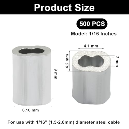 Casquillos para cable de acero 8 Imagen adicional