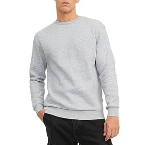 JACK & JONES Male Sweatshirt Einfarbig Sweatshirt