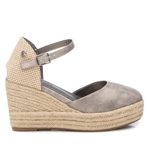 REFRESH - Sandalias con Cuña Mujer Plomo - Calzado Cómodo y Versátil - Moda casual - Modelo 17278202 (Talla 39)