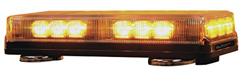 Image of Buyers Products 8891090 Rectangular Mini Light Bar, 18 LED, Truck Light Bar, Safety Truck, Surface Mount, Warning Lights, Amber