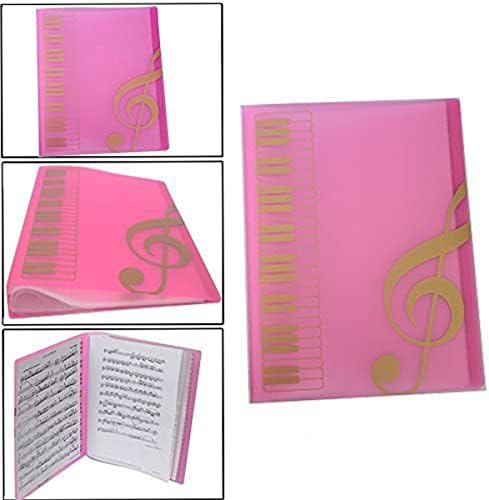 Music folder piano score folder Music folder storage Holder A4 Size Folder,40 Pockets Chorus dedicated Sheet Music Folder