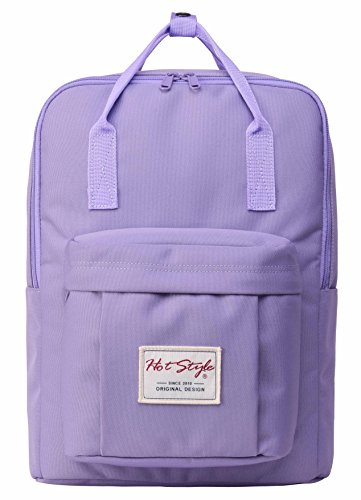 BESTIE Medium Backpack for Women & Teen Girls, Floral Bookbag Cute for School