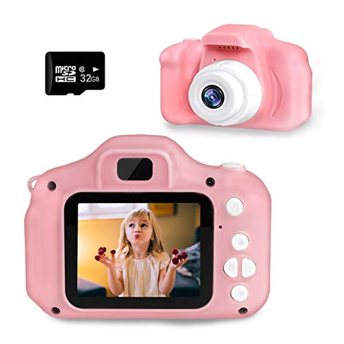 SZREDU Kids Digital Camera,Birthday for 3-8 Year Boys Girls,Toys Video Camera for Toddler,2.0 Inch IPS Game Camera with 32GB SD SZREDU Kids Digital Camera,Birthday for 3-8 Year Boys Girls,Toys Video Camera for Toddler,2.0 Inch IPS Game Camera with 32GB SD