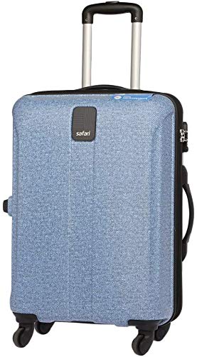 Buy Safari Denim Polycarbonate Trolley 