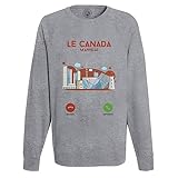  Fabulous Sweatshirt Homme Gris Le Canada m\'appelle Architecture Voyage Culture