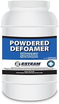 ESTEAM Powdered Defoamer, Anti-Foaming Agent for Vacuum Hoses and Recovery Tanks in Portable Carpet Extractors or Truckmounts, 6.5 Pound Jar