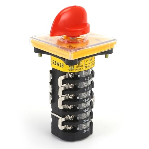 Interrupteur a cames inverseur de marche avant arriere et double vitesse 25A multi-positions