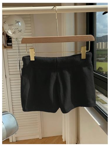 Image of MakeMeChic Women's Mini Micro Shorts Y2k Booty Shorts Sleep Pajama Bottoms