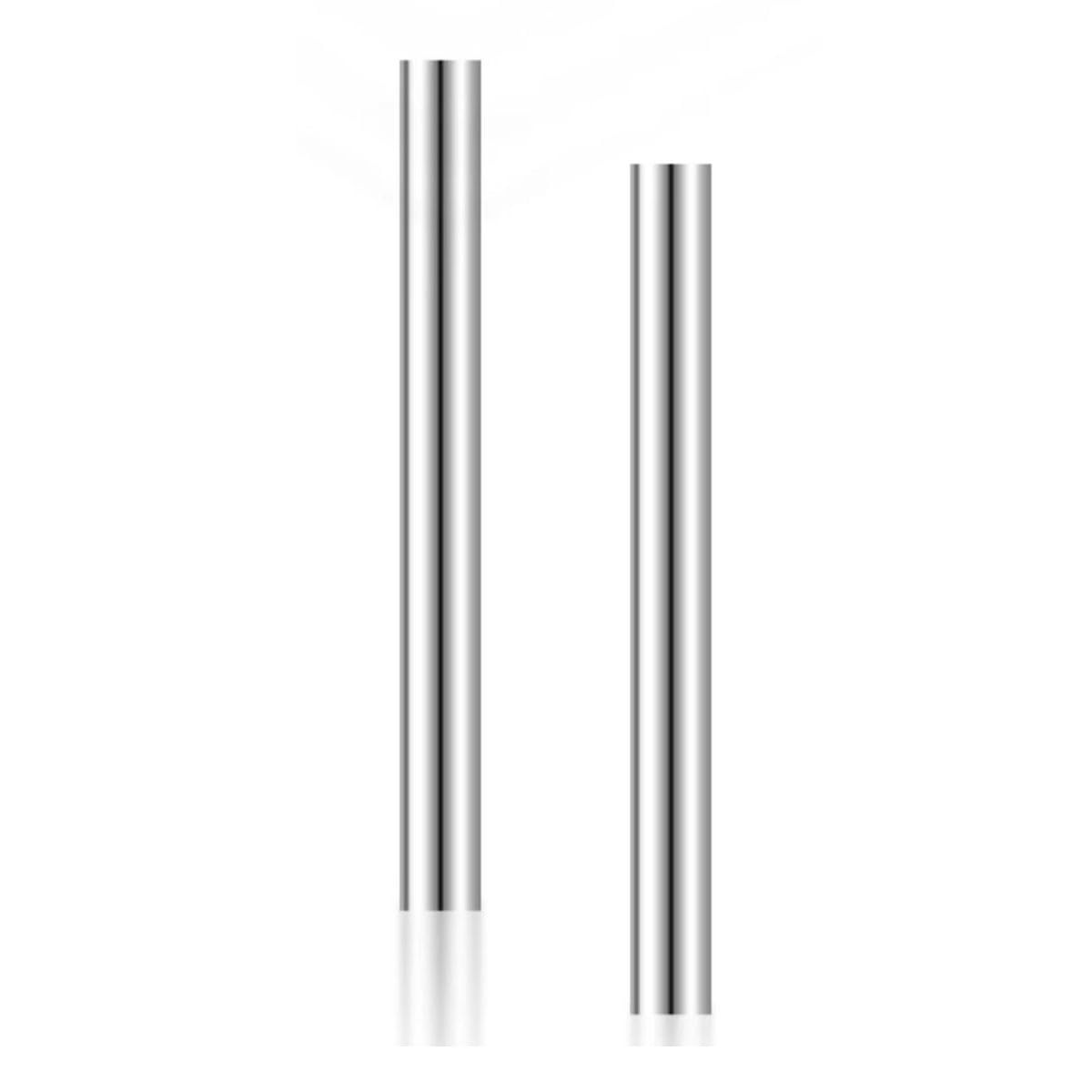 Ejes lineales de Acero Inoxidable, 2 Varillas Redondas de Acero Inoxidable 200 mm Longitud, Eje sólido 11-15 diámetro(12Mm*200Mm)
