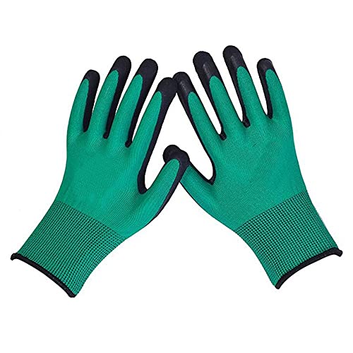 Dabeigouzxist gummihandschuhe, 1pair Gartenarbeit Gartenarbeit Tragbare Rechengraben Pflanzung Latex Arbeitshandschuh… – Bild 4