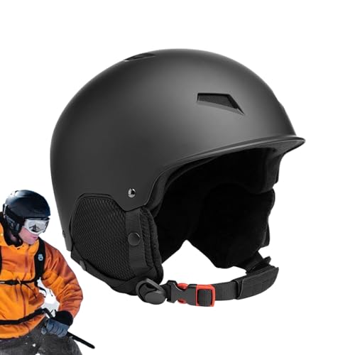 ETUCYNG Casco de Snowboard Hombres, Casco de Esquí para Mujeres | Casco de Deporte de Nieve Absorbente de Choques,Cubierta de la cabeza de Esquí de Protección con Clip de Correa de Gafas para