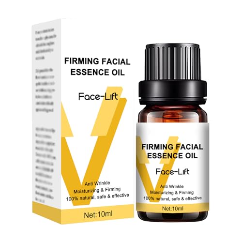 KOAHDE Facial Lifting Essential Oil,V-Face Massage Essential Oil,Firming and Lifting Facial Serum,Instant Face Tightening Lift,Facial Massage Care Essential Oil,10ML,1PC