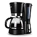 Produktbild Klarstein Sunday Morning - Kaffeemaschine, Filtermaschine, 900 Watt, bis zu 12 Tassen, Cool-Touch, Tropfschutz, Warmhalteplatte, herausnehmbarer Filterhalter, rutschfeste Standfüße, schwarz