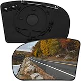 LOIYLLEN Driver Side Mirror Replacement for Mercedes Benz E Class W211 E320 E350 E500 E55, C Class W203 C230 C240 C280 C320 C350 - Left Side Mirror Glass, Rear View Mirrors Glass with Power Heated