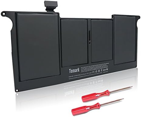 Temark New A1495 A1406 Laptop Battery Compatible with MacBook Air 11'' A1465 A1370 (Mid 2011 2012 2013 Early 2014 2015 Version), fit MC968 MD223 MD711 020-7376-A 020-7377-A