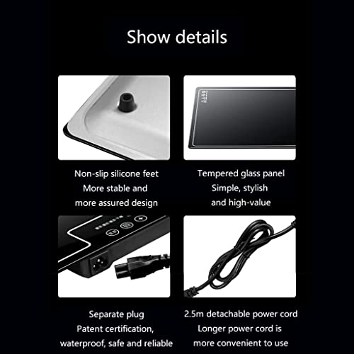 Placa De Isolamento De Refeição Quadrada Doméstica, Mesa De Isolamento De Rotação Automática De Pane