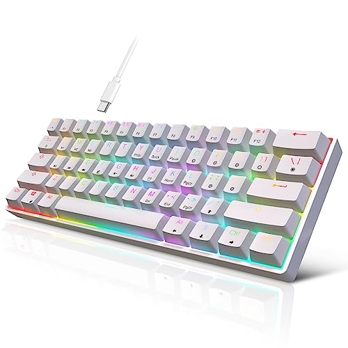 targeal 60%JjJQ[~OL[{[h - 61L[ Gateron uEXCb` É ItBXRs[^L[{[h - }`J[ RGB C{[ LEDobNCg - PC/Windows/Mac/Q[}[pɃvO
