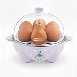 Dash Rapid Egg Cooker - Boiler, Poacher & Steamer - Includes Measuring & Recipe Guide - Dishwasher Safe - BPA Free - Holds 7 Eggs, Lavender