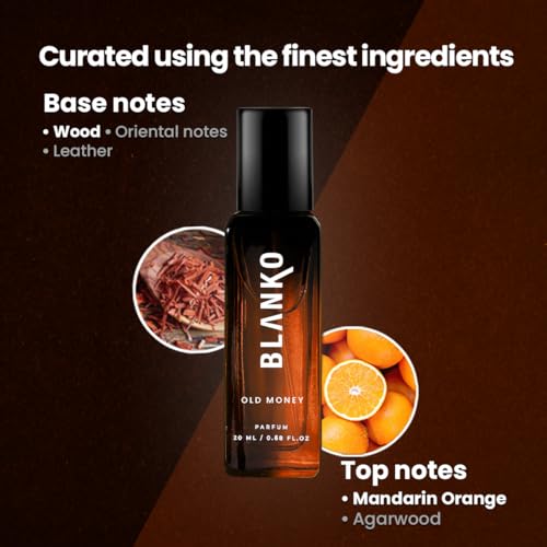 Image of BLANKO by KING Legacy Collection TLT Parfum Pack of 2x20ml | Longest Lasting Mens Perfume with Time Lock Technology | Luxury Fragrance Gift Set for Husband, Father, Brother