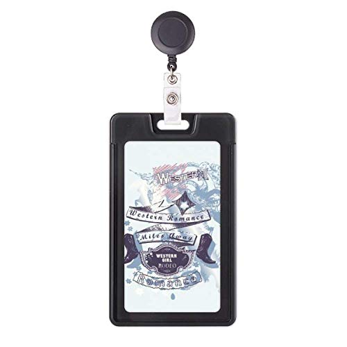 Porte-badge rétractable motif fleurs et talons hauts, une attention délicate pour collègue