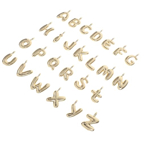 Breloques lettres alphabet pour vos ateliers de bijoux d'anniversaire en maternelle