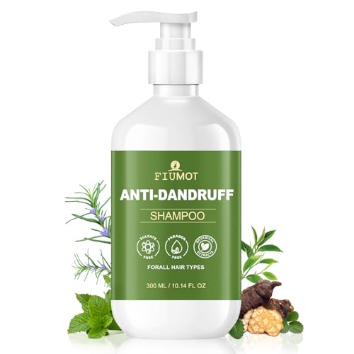 Tea Tree Anti Dandruff Shampoo with 3% Salicylic Acid – Sulfate Free Botanical Scalp Cleanser with Rosemary & Herbal Extracts – Refreshing Flake Control for All Hair Types