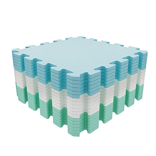 Mocosy 18 Pieces (30x 30cm) Zusammensteckbare Bodenmatten |...