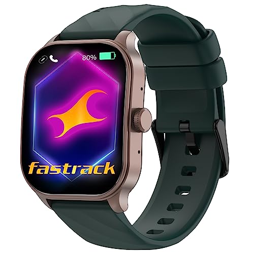 Fastrack Limitless FS1 Pro Smart Watch|1.96" Super AMOLED Arched Display with 410x502 Pixel Resolution|SingleSync BT Calling|NitroFast Charging|110+ Sports Modes|200+ Watchfaces|Upto 7 Days Battery