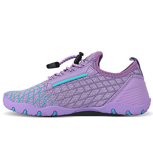 Caitin Boys Girls Water Shoes Quick Drying Aqua Beach Pool Swim Lightweight Athletic Sneakers for Little Big Kids3