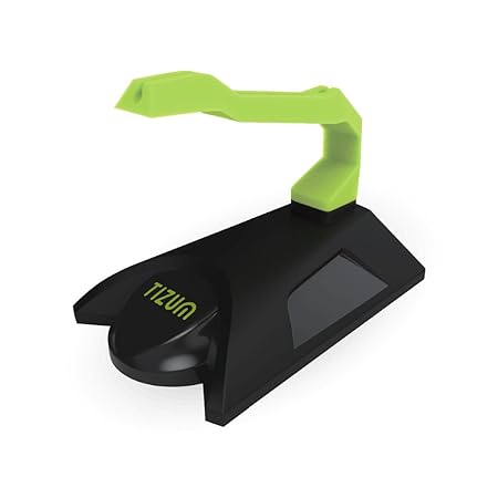Tizum Mouse Bungee, Flexible Mouse Cable Holder/ Drag-Free Mouse Support, Spring Arm with Cable Clip | Cord/ Wire Management | Gaming Gear/ Accessories/ Gadgets | Heavy Non-Slip Base, Black, 6x10x8 cm