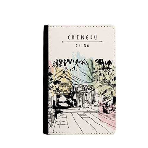 Étui de voyage passeport Lijiang multicolore et protège-document classique 3.7 x 5.8 inch