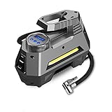 Luftkompressor Inflator Reifenpumpe Auto Fahrrad Akku Elektrischer - Akkupumpe, Kompressor Luftpumpe Luftmatratze Akku Auto Fahrrad Schlauchboot, Pumpe Elektrisch Auto Fahrrad Planschbecken Aquarium