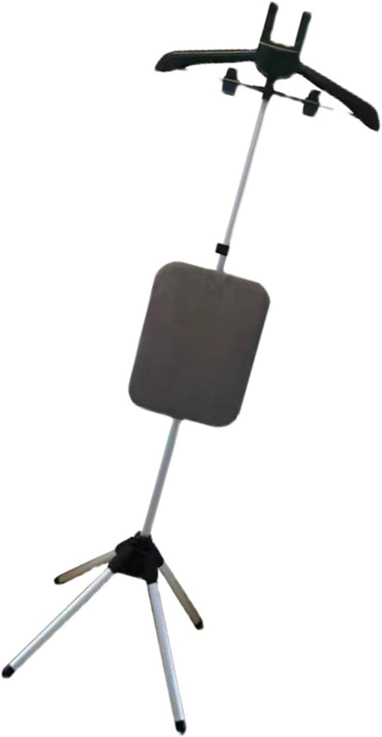 Yajuyi Clothes Steamer Stand Garment Steamer Holder Portable Lightweight Sturdy Foldable, Clothes Hanger Style