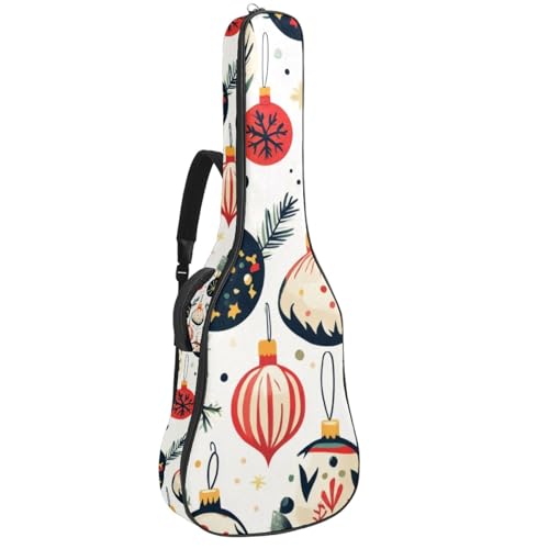 Étui guitare acoustique étanche 109 cm avec poches pour ranger accessoires