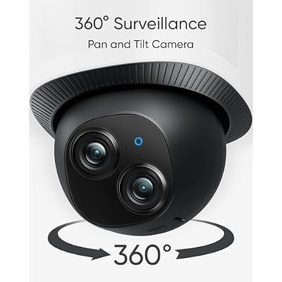 eufy Security Indoor Cam C210, 1080p Resolution Security Camera with 360 PTZ + E340, Security Camera Outdoor, 24/7 Recording, 2.4G/5G Wi-Fi