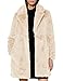 Tom Tailor Faux Fur Abrigo de Piel sinttica, 24063-Peluche de Arena, L para Mujer