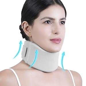 Ice Silk Neck Brace – Soft, Breathable Cervical Collar for Pain Relief & Posture Correction – Anti-Snoring Support for Comfortable Sleep – Ideal for Office Workers