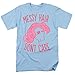 Camisetas de manga corta para hombre y mujer, patrón interesante de My Little Pony clásico desordenado pelo no importa camiseta pegatinas