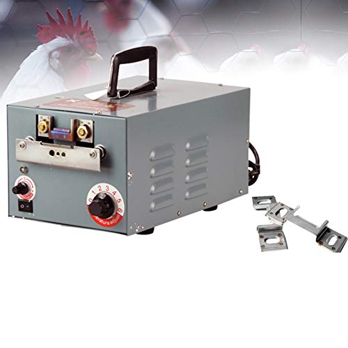 LeTkingok 110V Automatic Electric Chicken Debeaking Machine, Chicken Beak Cutting Removing Machine Chicken Debeaker Cutting Equipment 900pcs/h (for Chicken)