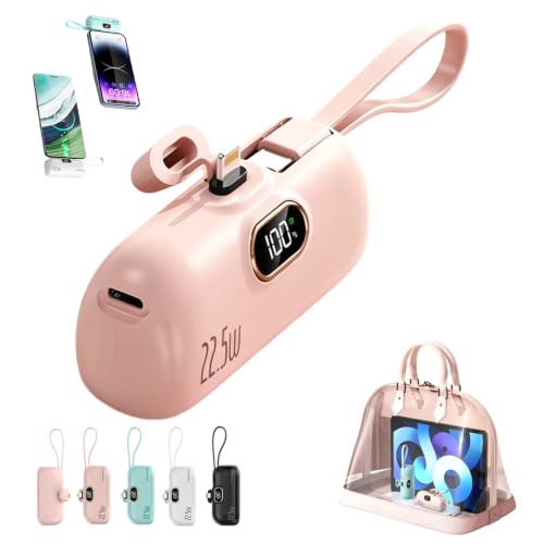 Mini Power Bank 5000mah, Pequeño Power Bank for Viajes