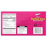 Wyler's Authentic Italian Ices Berry and Cherry Mix - Pack of 2-20 Total Bars - Freeze and Serve Bars - Cherry, Strawberry, Berry Lemonade, and Blue Raspberry