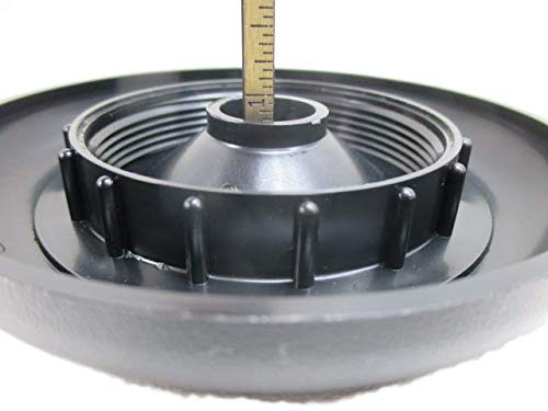 Dynasty Spa Hot Tub Diverter Valve Cap 5" Wide Black Buttress Style #TOP4