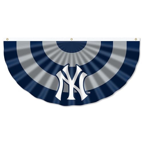 WinCraft NY Yankees Bunting Pleated Fan Banners