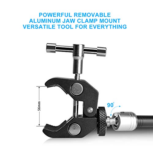 Fantaseal VGP-1704US-T1 11 Inch Adjustable Heavy Duty Robust Articulating Friction Magic Arm W/ Clamp Mounts thumb #5