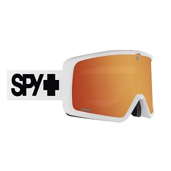 SPY+ MEGALITH, EVERWHITE, Happy LL Persimmon with Silver Mirror & Happy LL Yellow, Medium-Large, Unisex, Adult