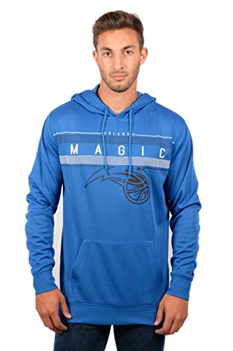Ultra Game NBA Orlando Magic Mens Fleece Midtown Pullover Sweatshirt, Team Color, Large