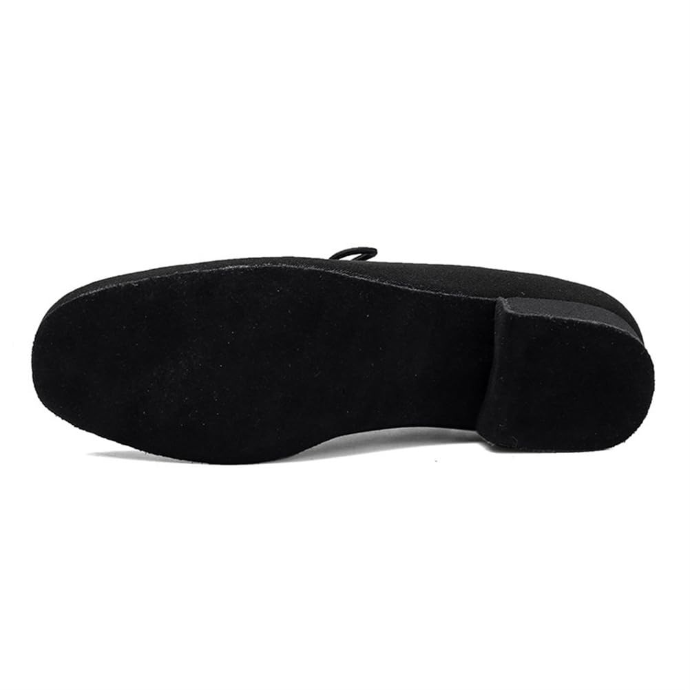 Zapatos de Baile de Malla Hombre Suela Cuero Cordones Salsa Latinas